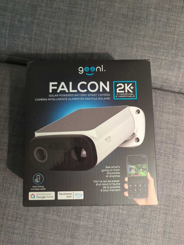 Geeni Falcon Camera with Solar Panel
