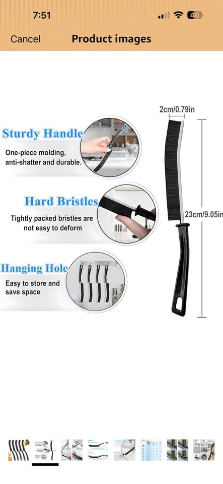 5-Pack Crevice Cleaning Brush Set - photo 2