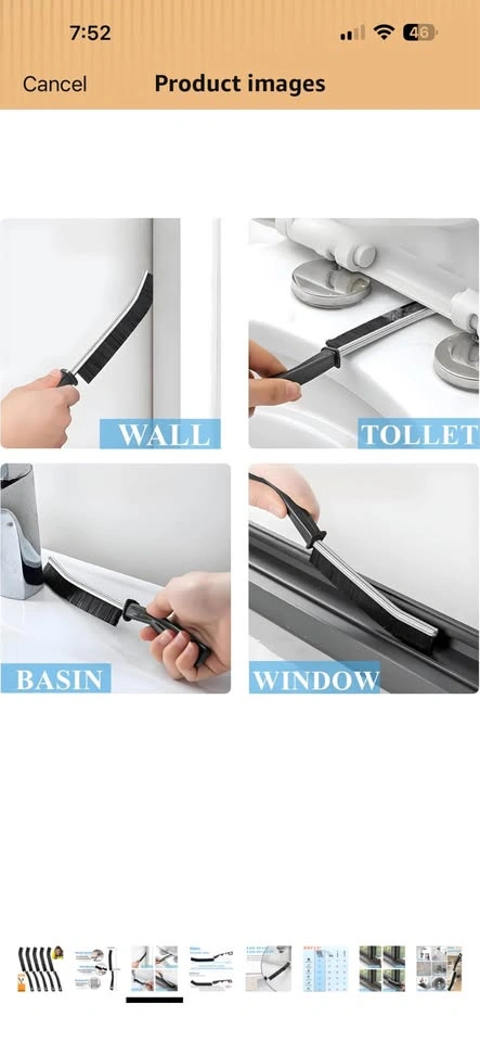 5-Pack Crevice Cleaning Brush Set - photo 3