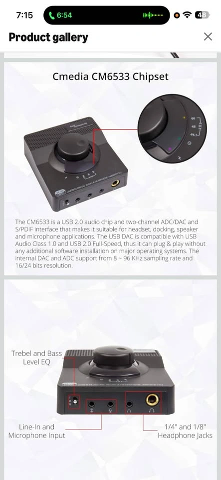 NeoHipo / Syba USB DAC & Headphone Amplifier - New in Box - photo 3