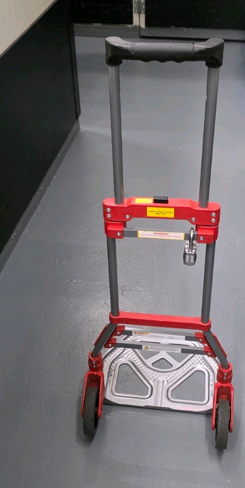 Milwaukee Folding Hand Truck Red Gray Portable Lightweight - photo 3