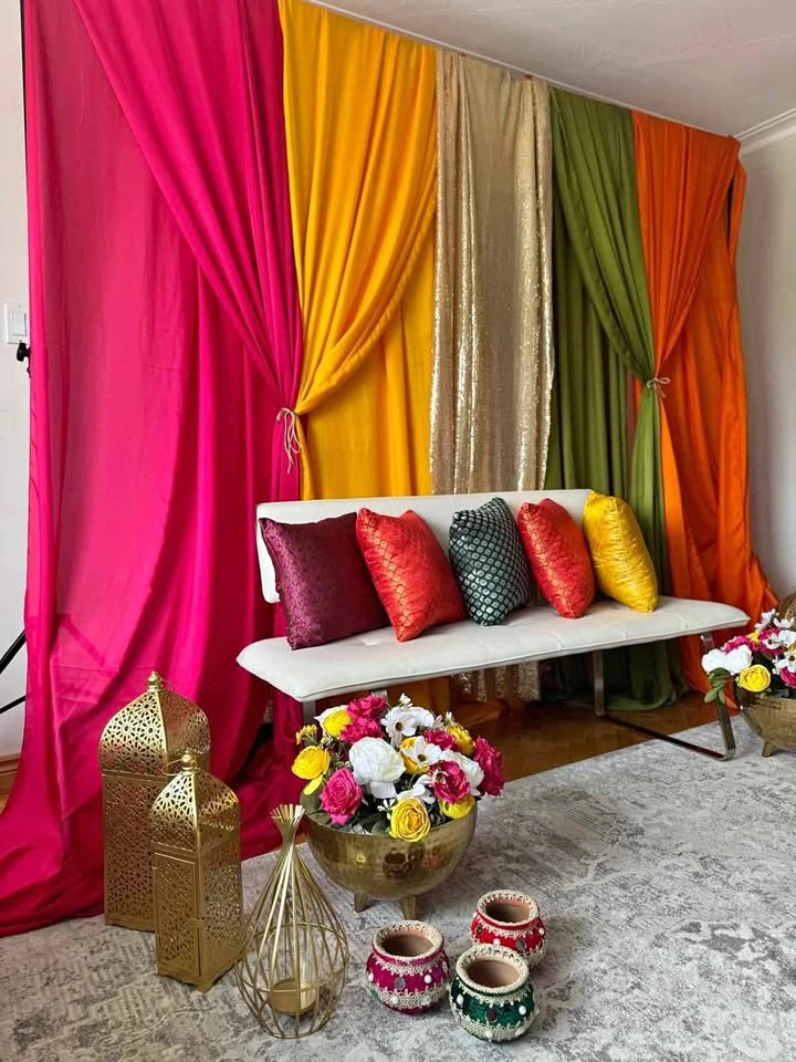 Drapes for rent