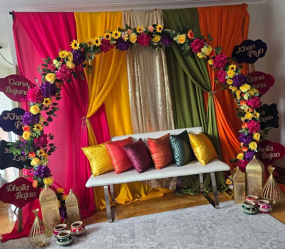 Mehndi, Dhokli, Haldi, Sangeet, Engagements Setup