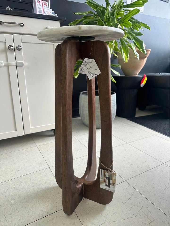 Homesense Marble Top Side Table - photo 3