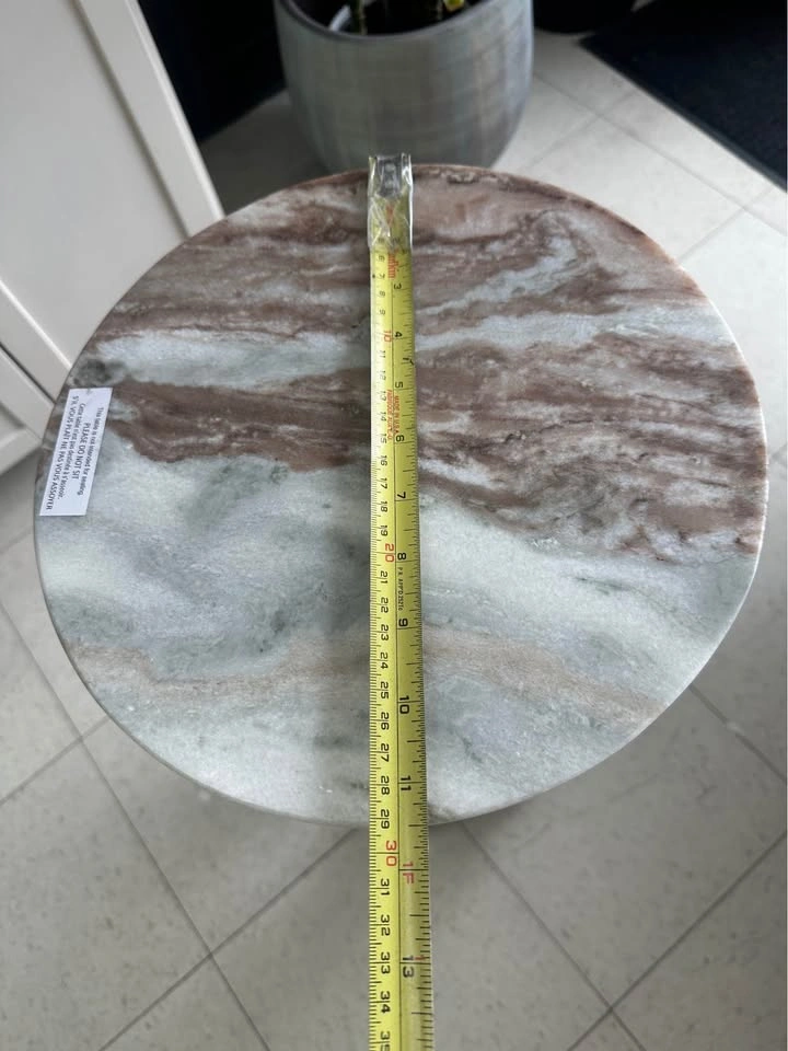 Homesense Marble Top Side Table - photo 4