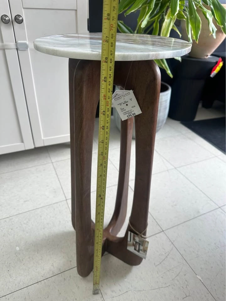 Homesense Marble Top Side Table - photo 5