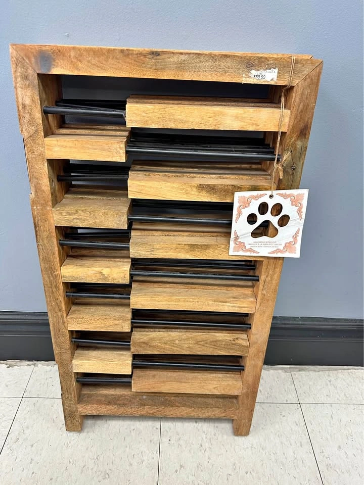 Foldable Wood Dog Gate