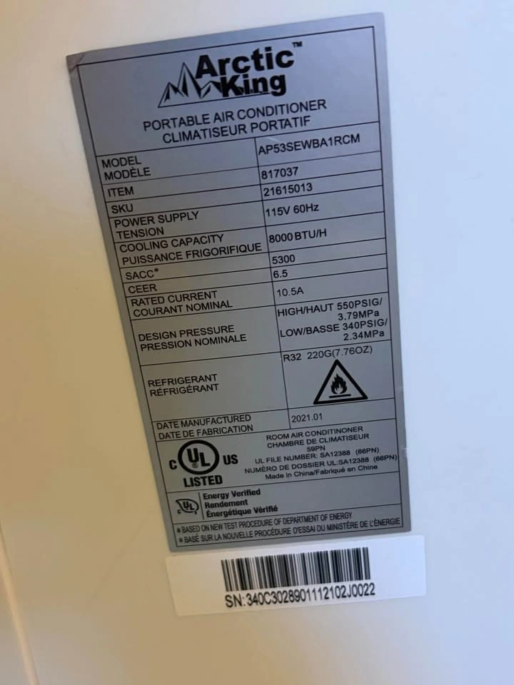 Arctic King Air Conditioner 8000 BTU - photo 2