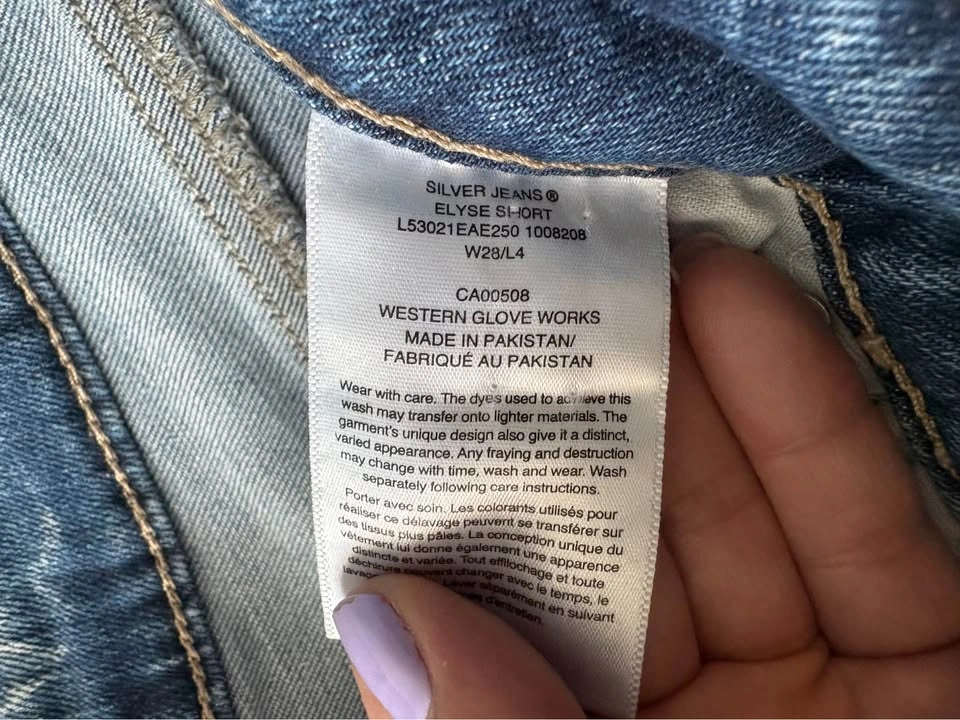 Silver / guess / gap shorts women size 28 ect - photo 3