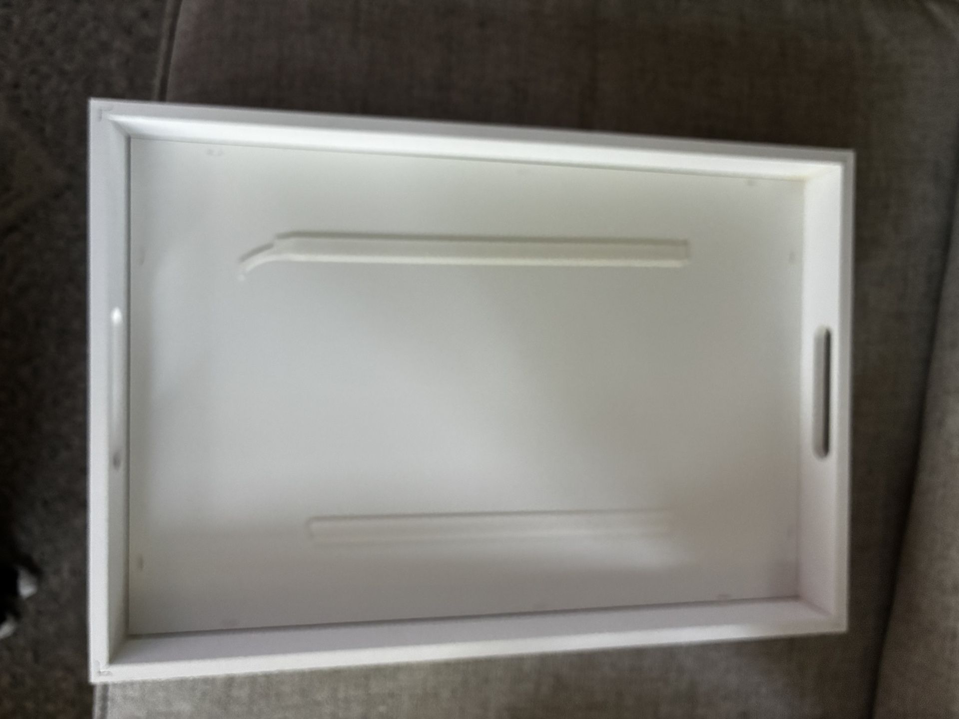 White wooden Serving Tray Never Used - photo 3