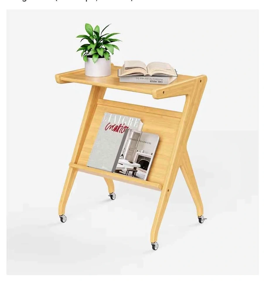 Side table on wheels
