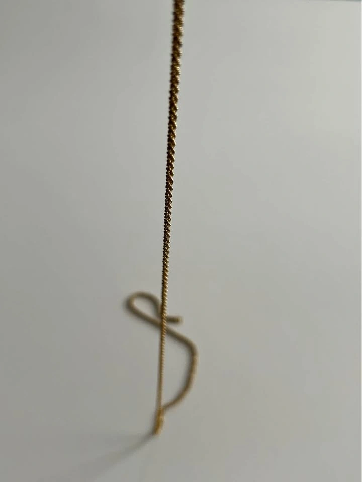 Gold Textured Chain Clean Everyday Shine