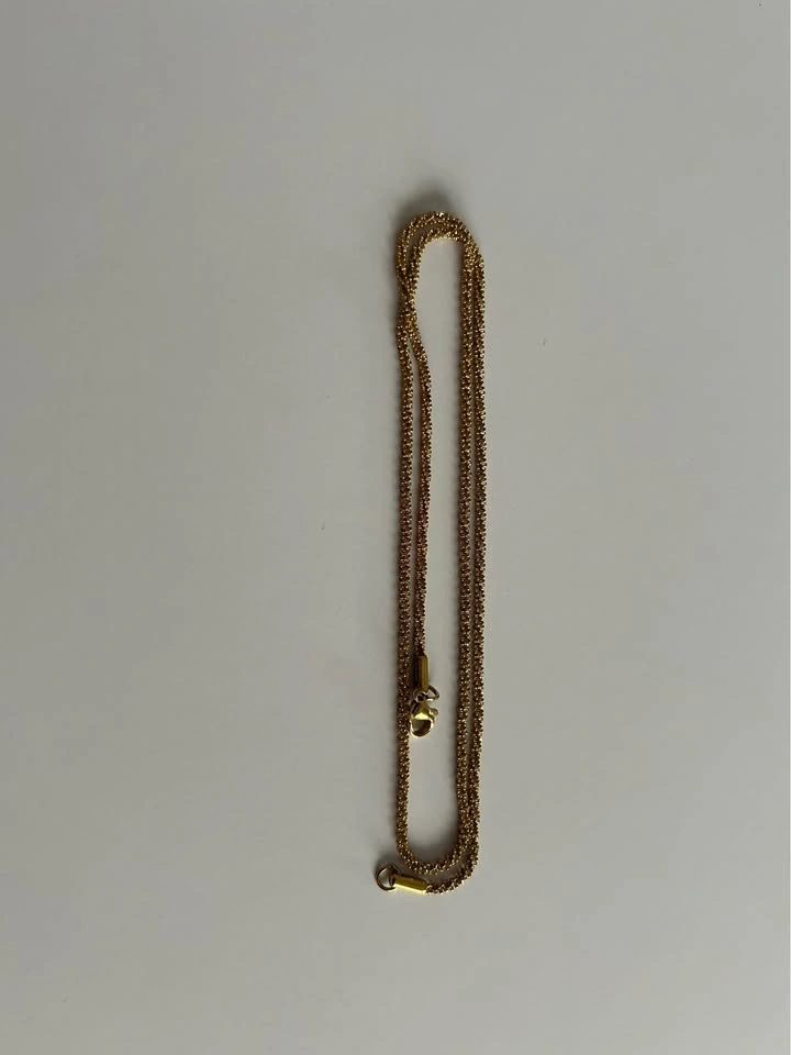 Gold Textured Chain Clean Everyday Shine - photo 3