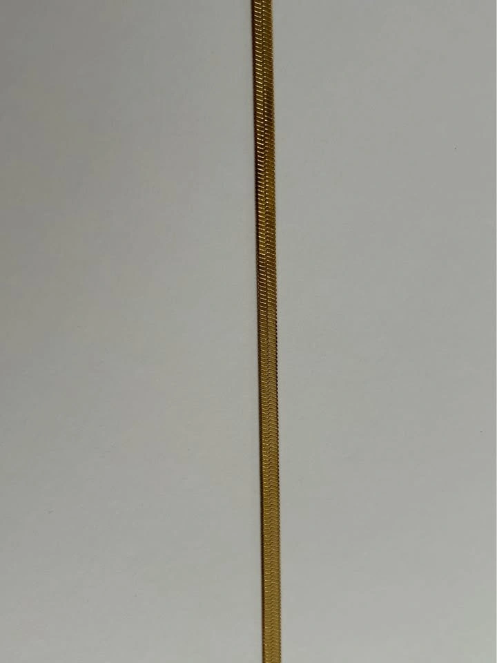 Gold Herringbone Chain Sleek & Smooth Shine - photo 3