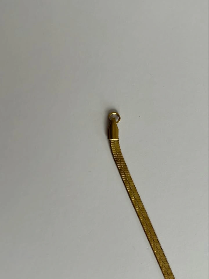 Gold Herringbone Chain Sleek & Smooth Shine - photo 4