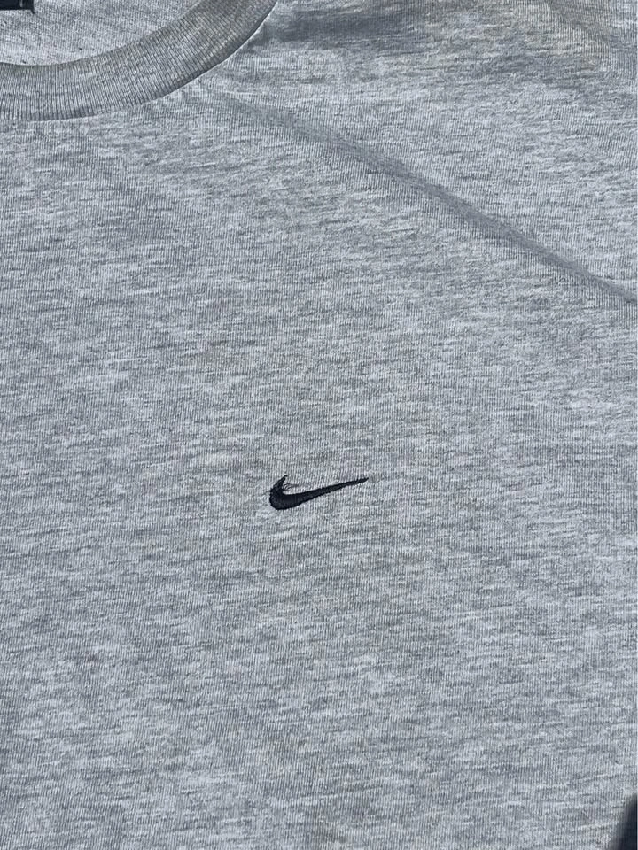 Vintage 90s Nike Swoosh Embroidered T-Shirt (Made in Greece) - photo 2