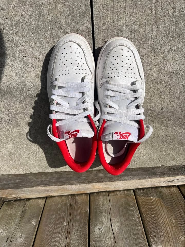 Nike Air Jordan 1 Low OG "University Red" - photo 2