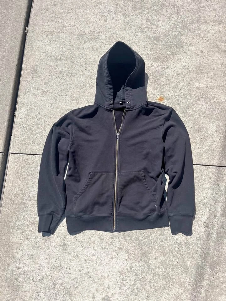 Black Uniqlo Men's Zip Up