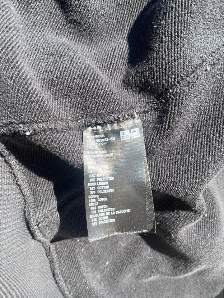 Black Uniqlo Men's Zip Up - photo 3