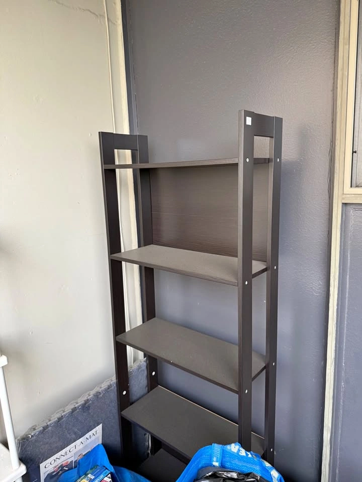 LAIVA Bookcase, black-brown