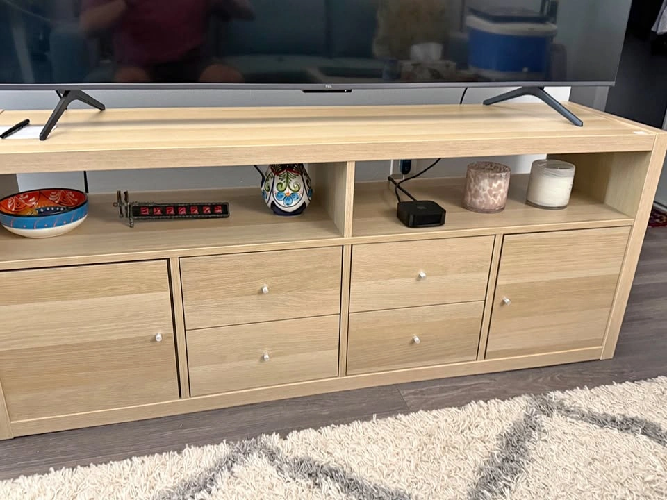 KALLAX Shelf unit with 4 inserts