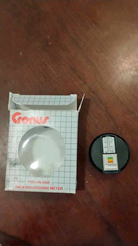 Vintage Cronus Walking Jogging Meter Pedometer New With Box