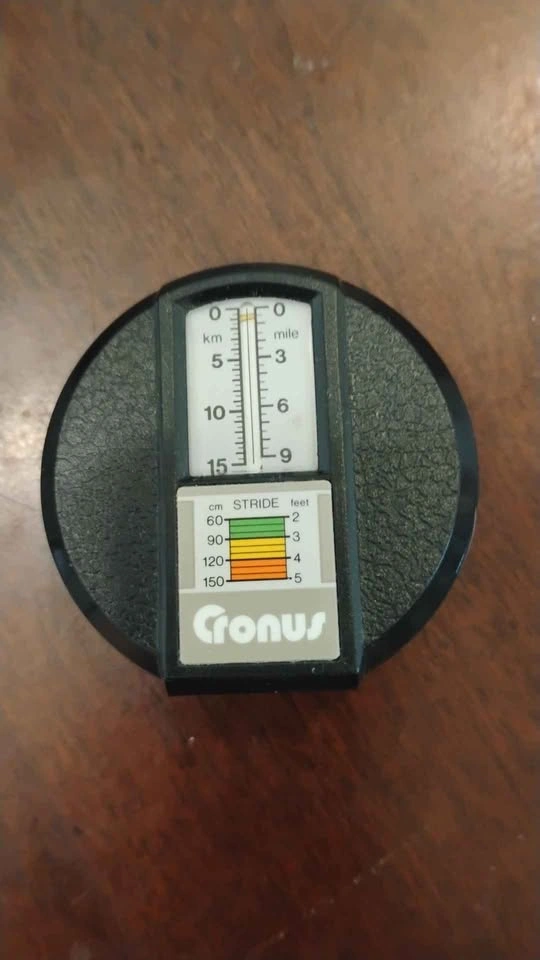 Vintage Cronus Walking Jogging Meter Pedometer New With Box - photo 3