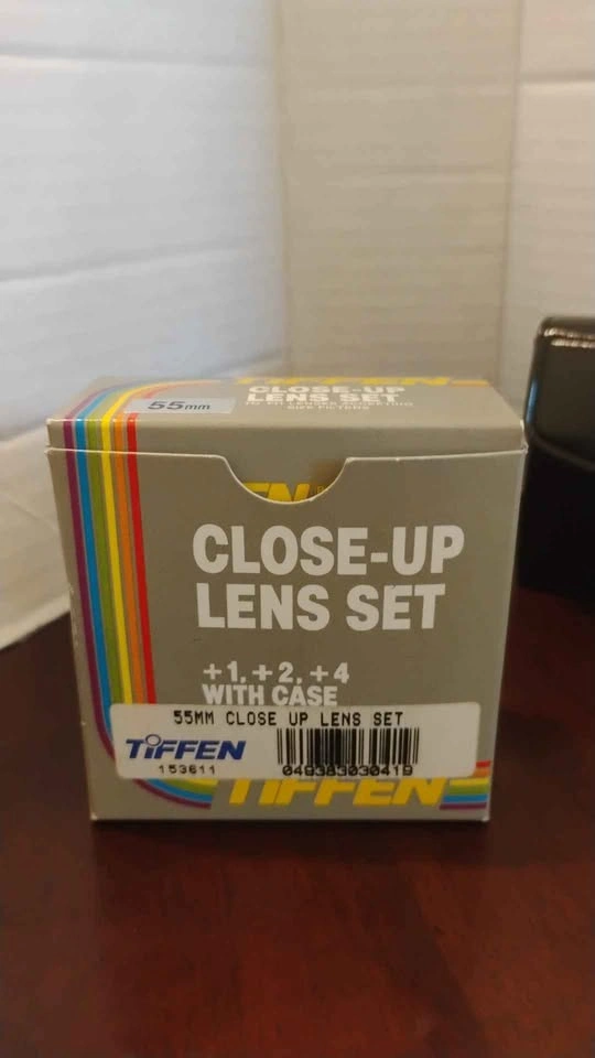 Vintage Tiffen 55mm +1 +2 +4 Close-Up Lens Set - photo 5