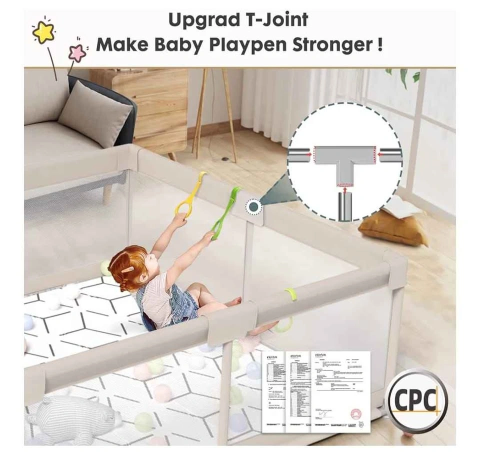 Large Baby Playpen with Mat - photo 2
