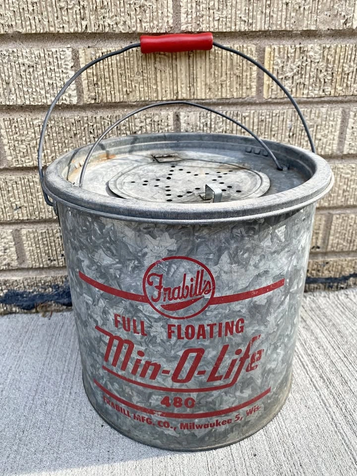 Vintage Frabill's Min-O-Life Minnow Bucket