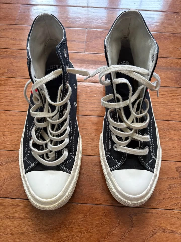 CDG Converse Sz: 9.5 - photo 2