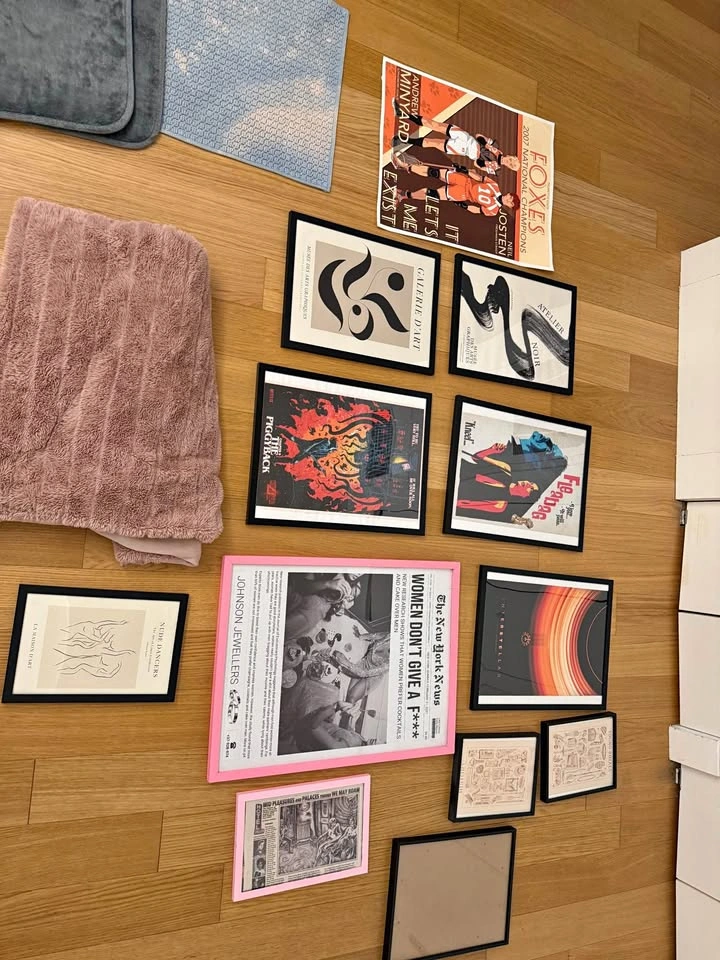 Large and small picture frames and prints!
