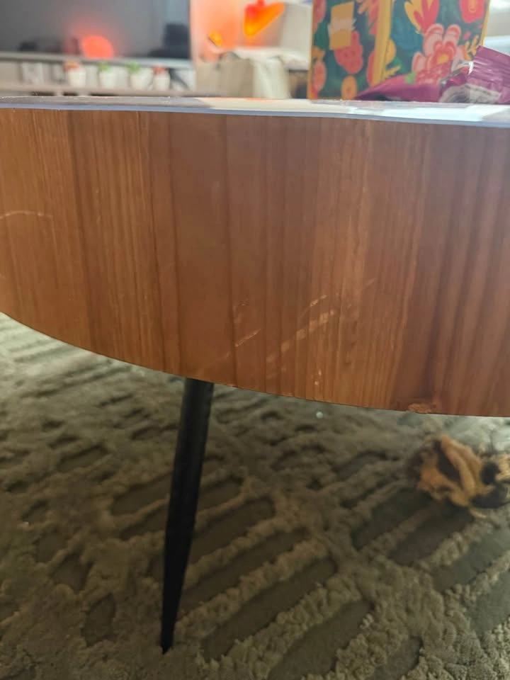 Round Wood Coffee Tables Set - photo 5