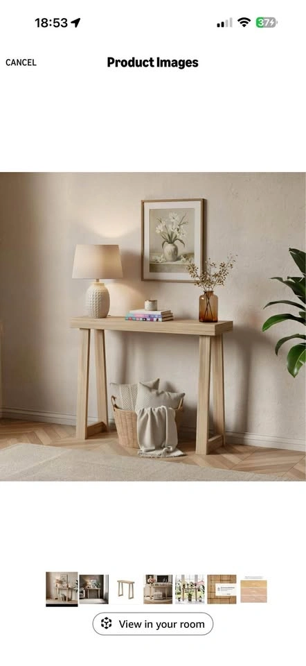 Entry/console table 36”