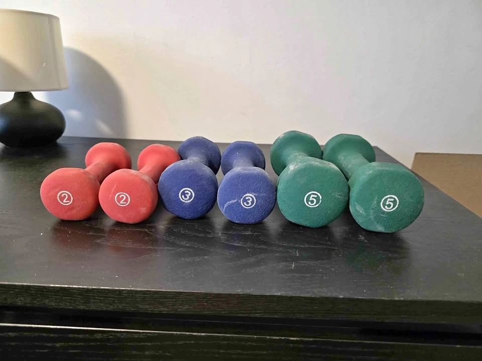 2, 3, and 5 lb Dumbbells