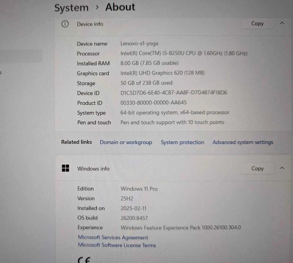 Lenovo ThinkPad X1 Yoga i5 Gen3 w/ Pen 8G/256G Touch Win 11 Pro - photo 4