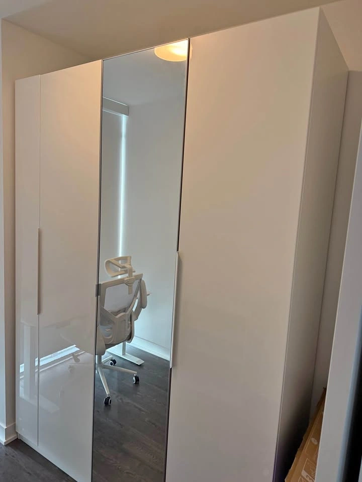 Closet for clothes it’s three pieces screw to the wall