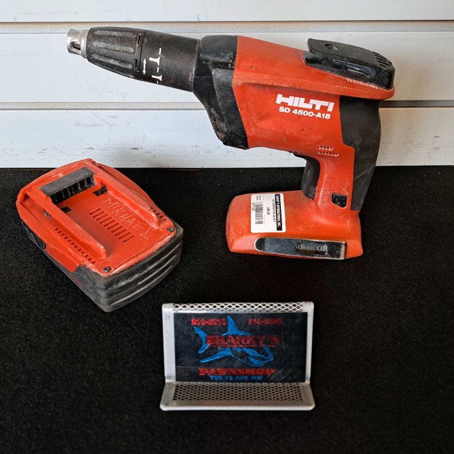 HILTI SD 4500-A18 CORDLESS SCREWDRIVER W/5.2Ah BAT