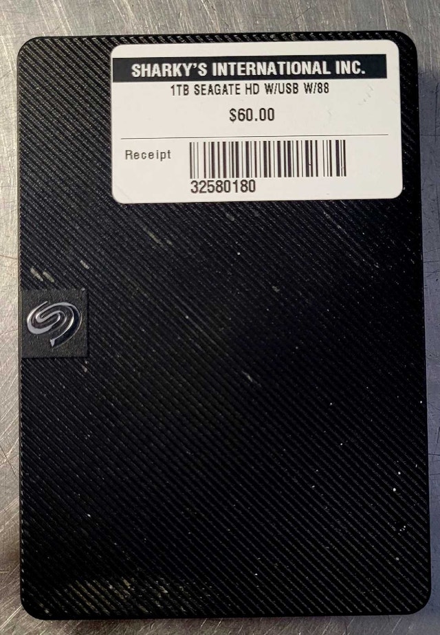 1TB Seagate Hard Drive (32580180)