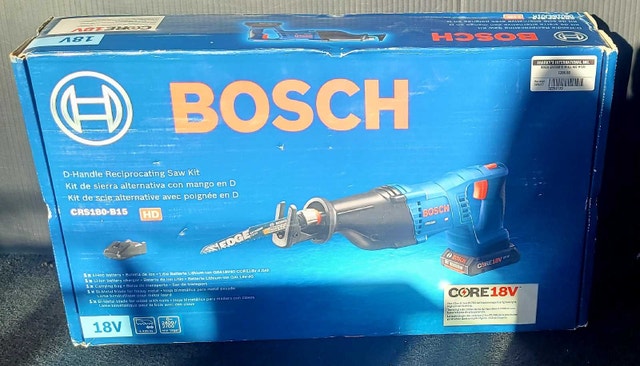 18V Bosch Reciprocating Saw Kit CRS180-B15