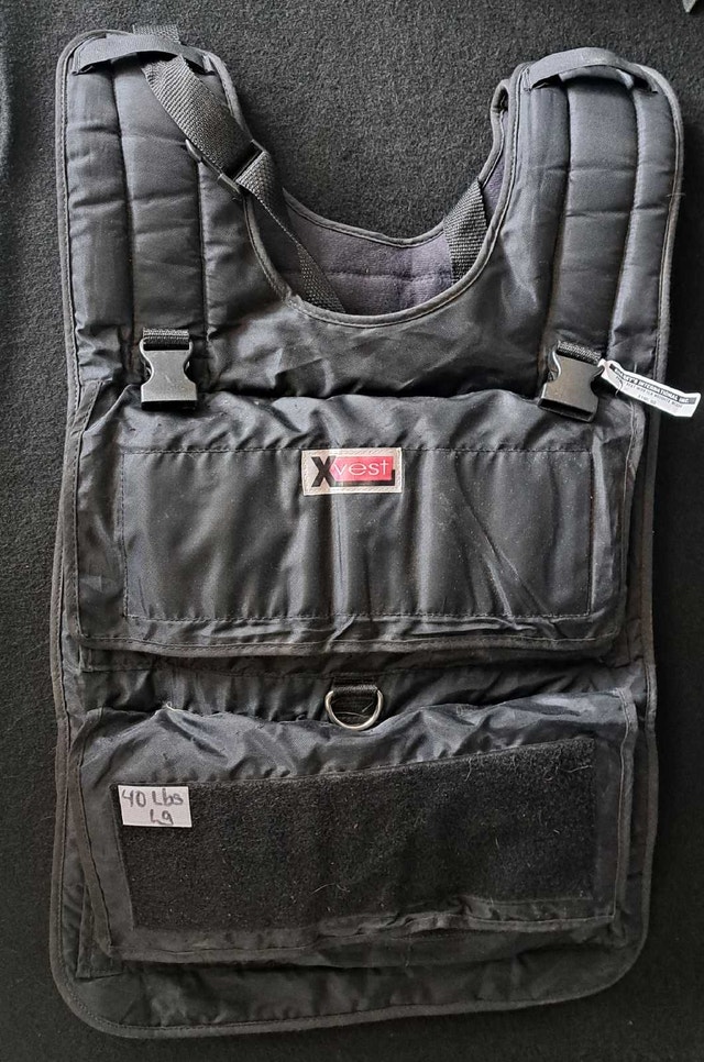 44lbs XVEST Adjustable Weighted Vest