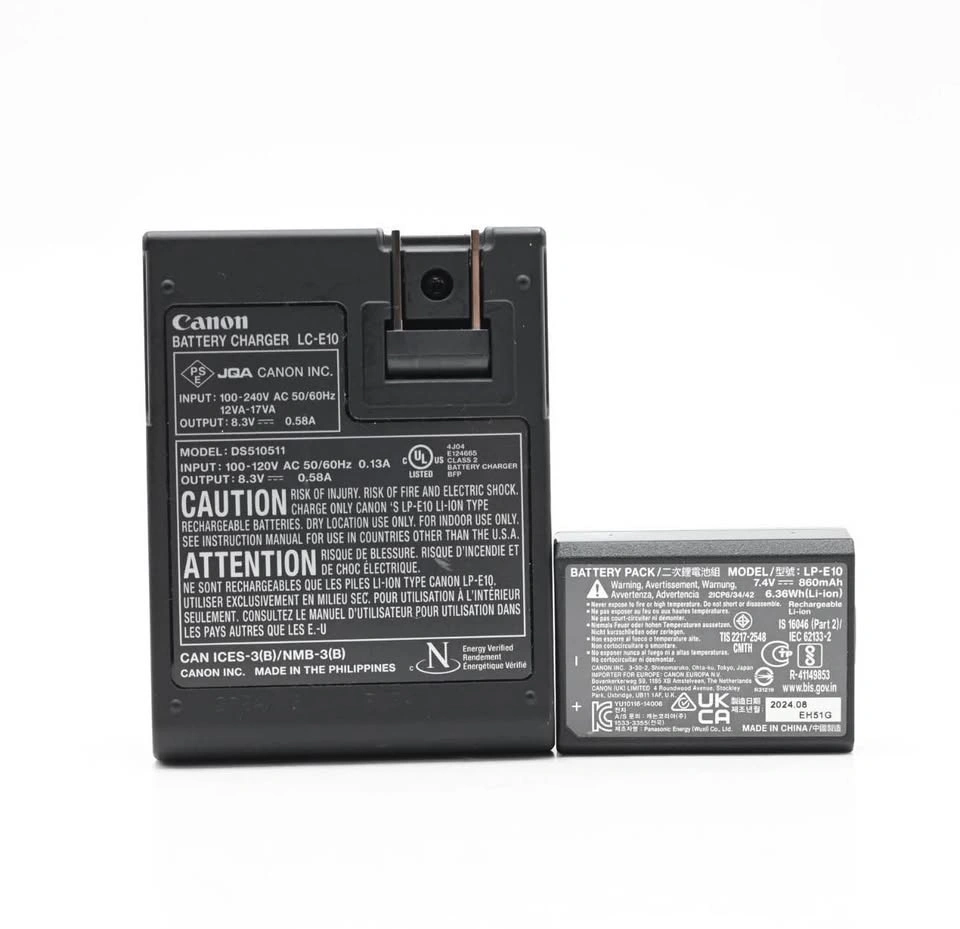 Canon EOS Rebel T7 DSLR Camera Body + 3 Batteries - photo 2