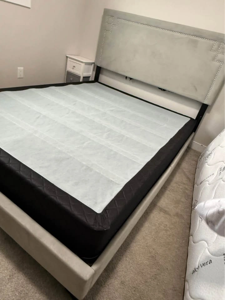 Queen Bed with Free Box Spring - photo 4
