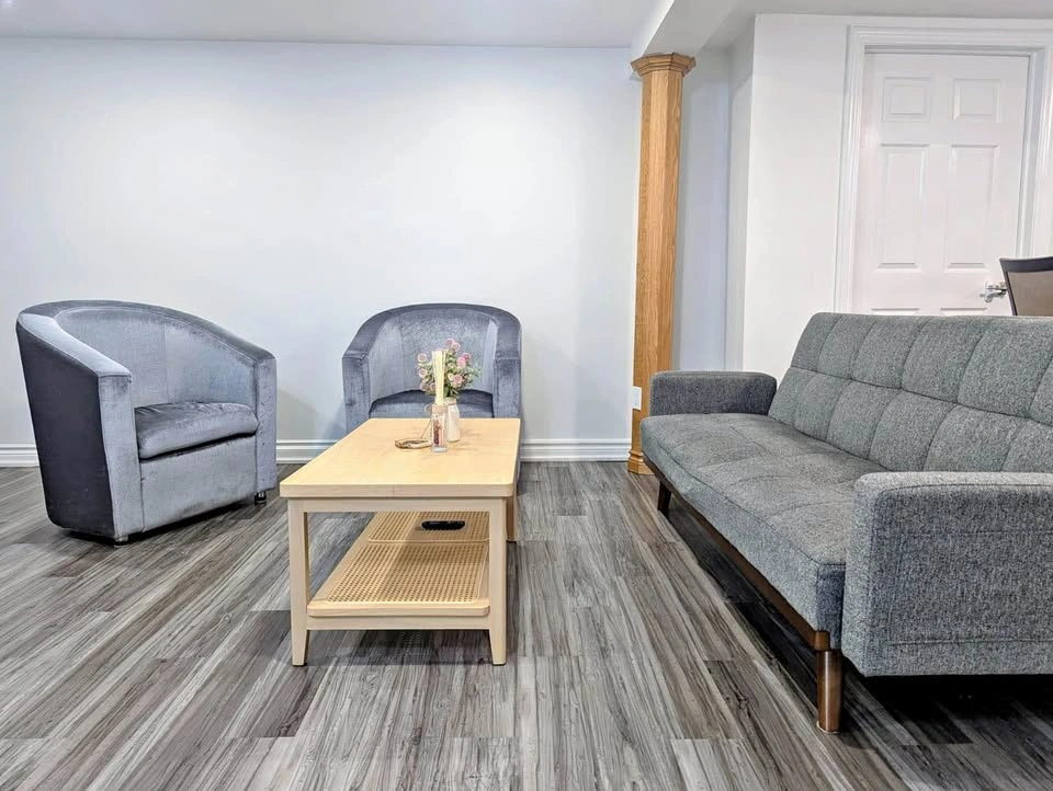 Moving Sale - Grey Sofa Bed & 2 Chairs