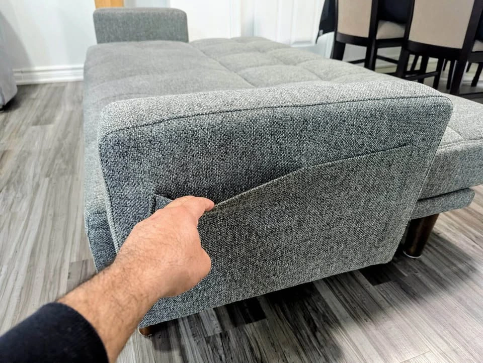 Moving Sale - Grey Sofa Bed & 2 Chairs - photo 4