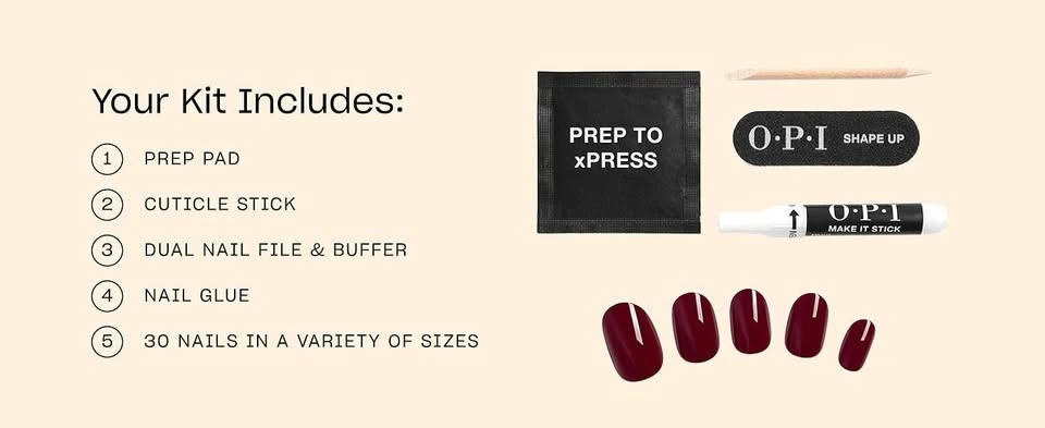 OPI Press On Nails, 2 Packs for $5 - photo 4