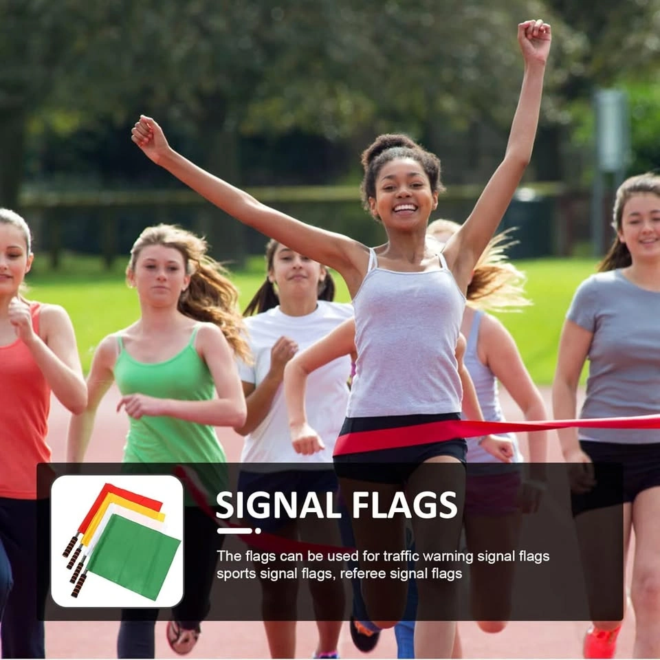 4pcs Referee Hand Flags - Match Signal Flags - photo 3