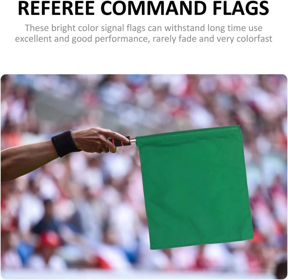 4pcs Referee Hand Flags - Match Signal Flags - photo 4