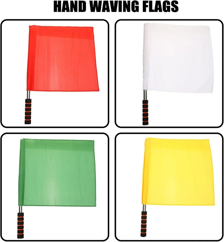 4pcs Referee Hand Flags - Match Signal Flags - photo 5