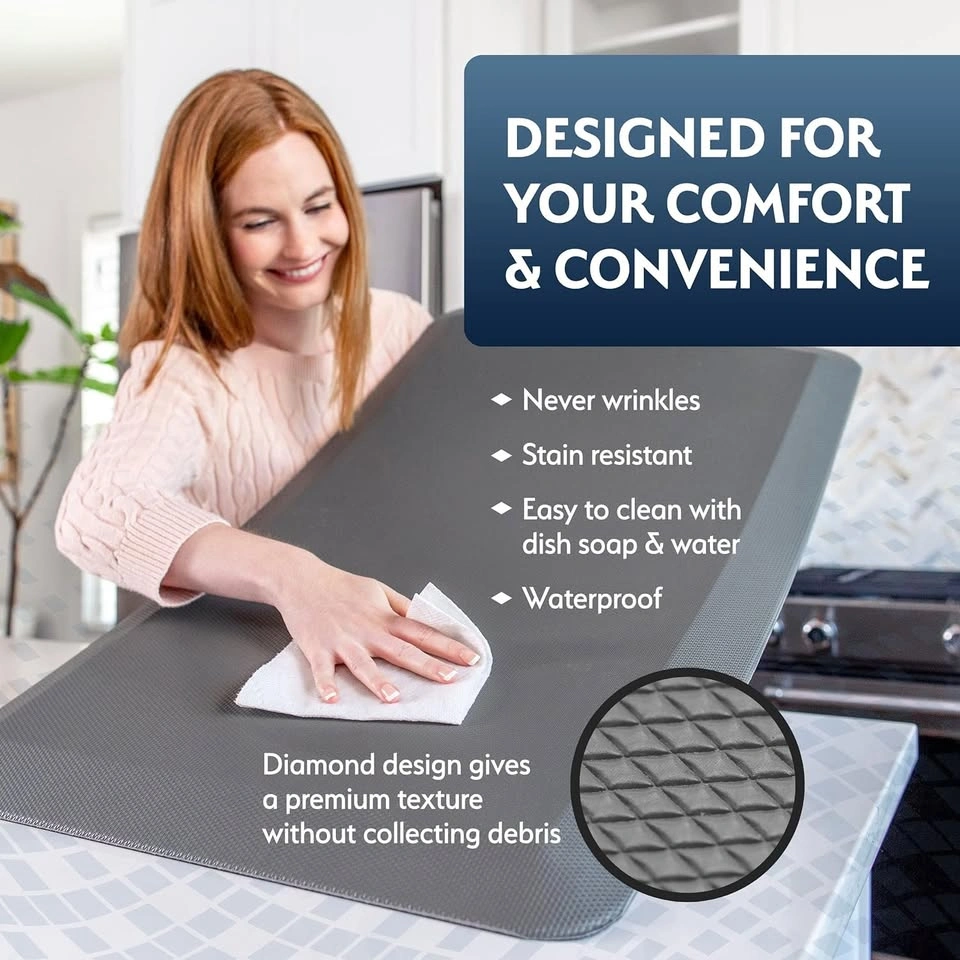 Sky Solutions Anti Fatigue Mat - 3/4 Inch Non Slip Grey - photo 4